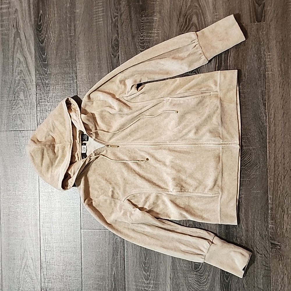 ❄️ Saks Fifth Avenue Sport velour Zip front Hoodie ❄️